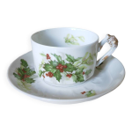 Tasse et sous tasse de nol