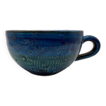 Tasse � th� caf�, aldo londi, rimini blu, 1969, c�ramique bleu e vert