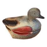 Terrine ancienne en fa�ence en forme de canard