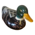 Terrine ancienne michel caugant forme canard cramique france vintage