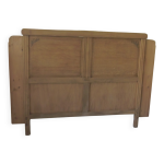 Tête de lit art déco pour un lit de 160 en bois brut Tête de lit art déco pour un lit de 160 en bois brut