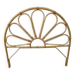 T�te de lit en bambou et rotin
