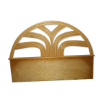 T�te de lit en rotin