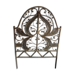 T�te de lit en rotin