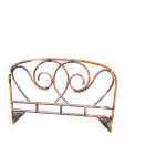 T�te de lit rotin vintage