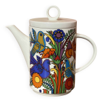 Th�i�re acapulco vintage, hauteur 17, 5 cm (estampille bleu)