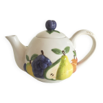 Thire anglaise en cramique fruits