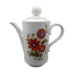 Thire cafetire blanche dcor floral vintage winterling bavaria