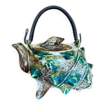 Thire coquillage en majolique 1950 - 70