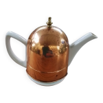 Theiere avec couvercle isolant vintage