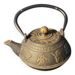 Théière japonaise en fonte, style tetsubin Théière japonaise en fonte, style tetsubin