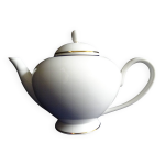 Théière en porcelaine blanche Théière en porcelaine blanche