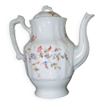 Thire porcelaine blanche petites fleurs