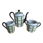 Théière sucrier et pot à lait porcelaine de limoges Théière sucrier et pot à lait porcelaine de limoges