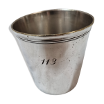 Timbale de naissance christofle dbut xxme