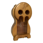 Tirelire hibou chouette bois scandinave et plexiglass Tirelire hibou chouette bois scandinave et plexiglass