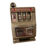 Tirelire jouet machine � sou vintage