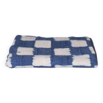 Tissu indigo tissé à la main cheques Tissu indigo tissé à la main cheques
