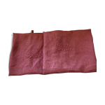 Torchon en tissu ancien « terracotta » Torchon en tissu ancien « terracotta »