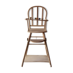 Torck - ancienne chaise haute en bois pour poup�e - 1950
