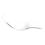Transat chaise longue de charles zublena en fibre de verre, annes 60