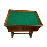 Travailleuse louis philippe dessus en feutre vert