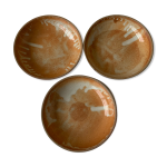 Trio d assiettes en grs