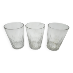 Trio de verres  liqueur baccarat modle richelieu cristal sign