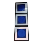 Triptyque art optique - 3 tableaux vintage - victor vasarely - cadres
