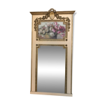 Trumeau bois miroir et tableau Trumeau bois miroir et tableau