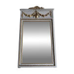 Trumeau miroir de style louis xvi