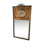 Trumeau miroir style louis xvi à angelots 89x172cm Trumeau miroir style louis xvi à angelots 89x172cm