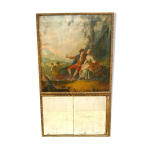 Trumeau de style louis xv en bois sculpt xix sicle