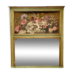 Trumeau de style louis xvi en bois patin xx sicle