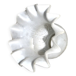 Tulipe pour lampe art deco - coupelle abat - jour en verre dépoli 11. 5x15 Tulipe pour lampe art deco - coupelle abat - jour en verre dépoli 11. 5x15