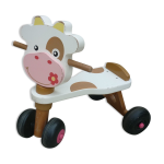 Vache porteur trotteur en bois