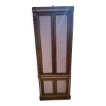 Vaisselier ancien 2 corps lectrifi fronton louis - philippe 250 cm