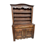 Vaisselier breton du xviiie siècle deux corps en chêne massif Vaisselier breton du xviiie siècle deux corps en chêne massif