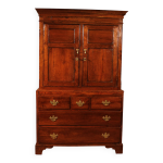 Vaisselier, buffet 2 corps en chne, xviiime s.