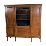 Vaisselier style art déco en bois massif charme et authenticité Vaisselier style art déco en bois massif charme et authenticité