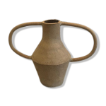 Vase amphore roux
