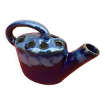 Vase annes 1950 / pique fleurs forme arrosoir grs flamm