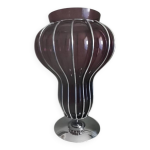 Vase avec armature chroms