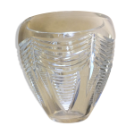 Vase art dco en cristal de baccarat