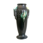 Vase art dco faencerie airain thulin