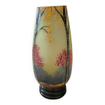 Vase art - dco sign sd (saint - denis) 1900
