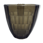 Vase art dco en verre moul