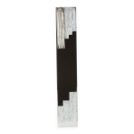 Vase art dco en verre opalin noir et blanc anatole riecke 1939