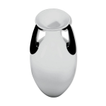 Vase art dco en verre opaline