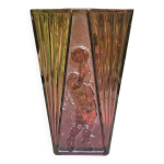 Vase art dco ysl belgique en verre